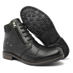 Bota Coturno Masculino Casual Preto - Calçadospravc | Comprar Calçados Femininos Online | Comprar Scarpins