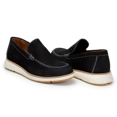 Sapato Casual Masculino Loafer Preto Homem Estilo - comprar online