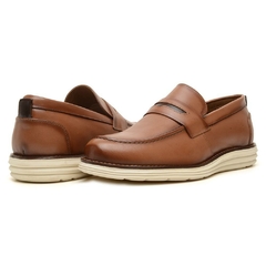 Sapato Social Masculino Loafer Caramelo Homem Estilo - comprar online