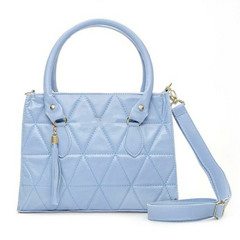 Bolsa Feminina Madrid Bordada Azul - comprar online