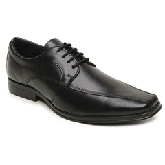 Sapato Social Esporte Fino Preto Estilo e Conforto em Couro