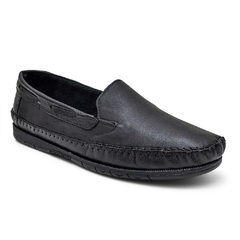 Mocassim Masculino Couro Preto