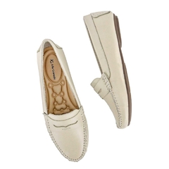 Mocassim Feminino Off White - comprar online