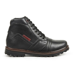 Coturno Bota Masculina Casual Conforto 37 a 44 Preto