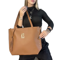 Bolsa Sacola Feminina London Caramelo - Calçadospravc | Comprar Calçados Femininos Online | Comprar Scarpins