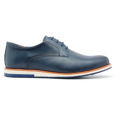 Sapato Oxford Masculino Azul Marinho Homem Estilo