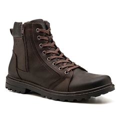 Bota Masculina Cano Medio Cafe - Calçadospravc | Comprar Calçados Femininos Online | Comprar Scarpins