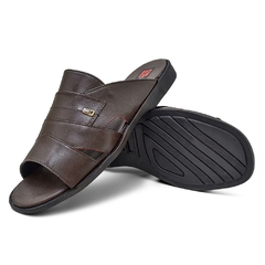 Sandalia Chinelo Masculina Cafe Elegancia do Homem Moderno - Calçadospravc | Comprar Calçados Femininos Online | Comprar Scarpins