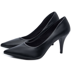 Scarpin Verniz Preto Salto Fino 8.5cm Sofisticacao e Elegancia na internet