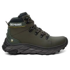 Bota CATPRIIME de Couro com CA Verde Oliva Solado Antiderrapante - comprar online