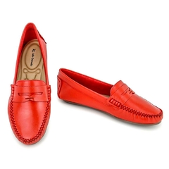 Mocassim Feminino Vermelho - comprar online