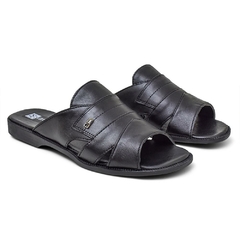 Sandalia Chinelo Masculina Preto Homem Estilo - loja online