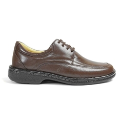 Sapato Social Conforto Masculino Cafe