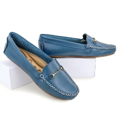 Sapatilha Mocassim Feminina Azul