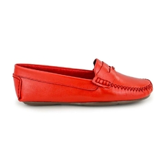 Mocassim Feminino Vermelho