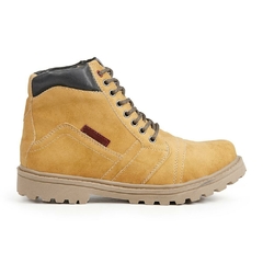 Coturno Bota Masculina Casual Conforto 37 a 44 Areia