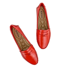 Mocassim Feminino Vermelho