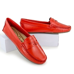 Mocassim Feminino Vermelho na internet