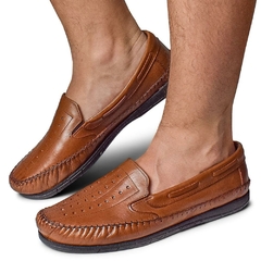 Mocassim Sapatilha Masculino Conhaque - loja online