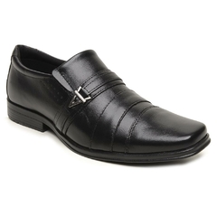 Sapato Social Masculino Preto Com Fivela Elegancia e Conforto - comprar online