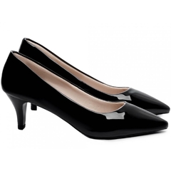 Scarpin Tradicional Luxo Salto 6cm Fino Preto - Calçadospravc | Comprar Calçados Femininos Online | Comprar Scarpins