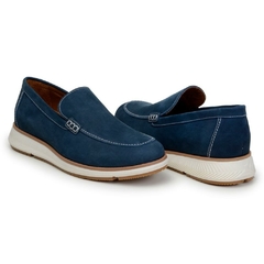 Sapato Masculino Casual Loafer Azul Marinho Home Estilo - loja online