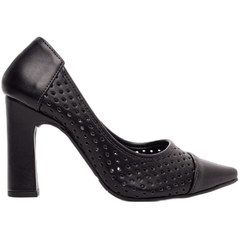 Scarpin Preto Confortavel Salto 9cm Antiderrapante - loja online