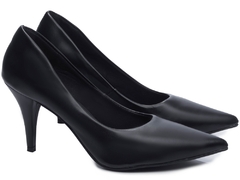 Scarpin Verniz Arrasadora Salto 8,5cm Fino Elegante Preto - Calçadospravc | Comprar Calçados Femininos Online | Comprar Scarpins