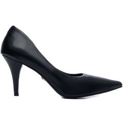 Scarpin Verniz Preto Salto Fino 8.5cm Sofisticacao e Elegancia - loja online