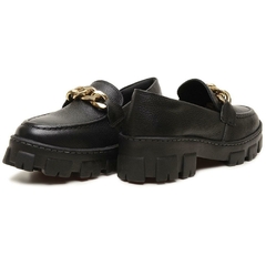 Sapato Mocassim Feminino Oxford Preto na internet