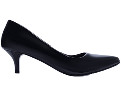 Scarpin em Verniz Salto 5,5cm Fino Baixo Tradicional Preto - Calçadospravc | Comprar Calçados Femininos Online | Comprar Scarpins