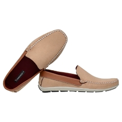 Mocassim em Camurca Camel Qualidade Conforto e Elegancia - comprar online