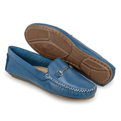 Imagem do Sapatilha Mocassim Feminina Azul