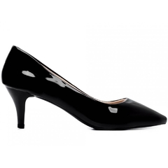 Scarpin Tradicional Luxo Salto 6cm Fino Preto - loja online