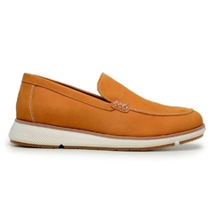 Sapato Casual Masculino Loafer Caramelo