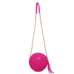 Bolsa Feminina Redonda Pequena Rosa