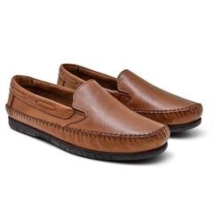 Mocassim Masculino Couro Conhaque - Calçadospravc | Comprar Calçados Femininos Online | Comprar Scarpins