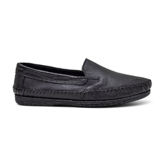 Mocassim Masculino Couro Preto - comprar online