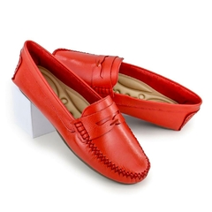 Mocassim Feminino Vermelho - comprar online