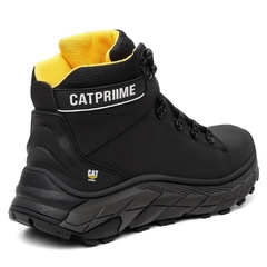 Bota CATPRIIME de Couro com CA Preto e Amarelo Solado Antiderrapante - loja online