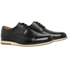 Sapato Social Oxford Masculino Preto Homem Estilo - comprar online