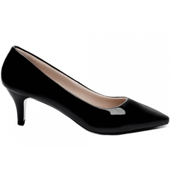 Scarpin Tradicional Luxo Salto 6cm Fino Preto