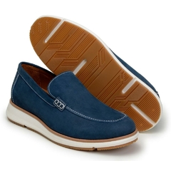 Sapato Masculino Casual Loafer Azul Marinho Home Estilo - comprar online