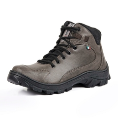 Coturno Bota Masculina Conforto Resistente 37 a 44 Cinza - comprar online