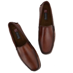 Sapato Estilo Mocassim Masculino Conhaque