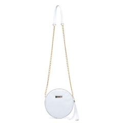 Bolsa Feminina Redonda Pequena Branco - Calçadospravc | Comprar Calçados Femininos Online | Comprar Scarpins