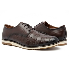 Sapato Casual Oxford Masculino Pinhao Homem Estilo - loja online