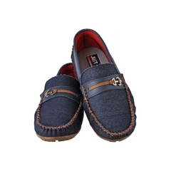 Mocassim Infantil Jeans Marinho