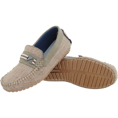 Mocassim Infantil Masculino Mescla Palha - Calçadospravc | Comprar Calçados Femininos Online | Comprar Scarpins