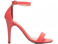 Sandalia Salto 9,5cm | Elegancia em Rosa & Detalhe Dourado - loja online